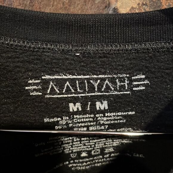 Y2K Aaliyah Crewneck Sweatshirt Try Again 2000 Graphic - Picture 6 of 6